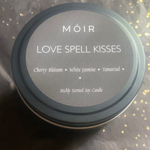 Load image into Gallery viewer, Love Spell Kisses 8 oz Travel Candle + Gift Box Included