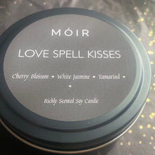 Load image into Gallery viewer, Love Spell Kisses 8 oz Travel Candle + Gift Box Included