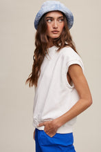 Cargar imagen en el visor de la galería, Short Sleeve Boxy Crew Neck Sweat Top
