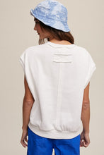 Cargar imagen en el visor de la galería, Short Sleeve Boxy Crew Neck Sweat Top
