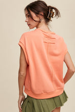 Cargar imagen en el visor de la galería, Short Sleeve Boxy Crew Neck Sweat Top
