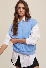 Cargar imagen en el visor de la galería, Short Sleeve Boxy Crew Neck Sweat Top
