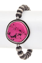 Load image into Gallery viewer, Mix Tone Navajo Beads Stretch Bracelet
