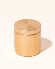 Load image into Gallery viewer, Strawberry Shortcake 9 oz Gold Tin Glam Soy Candle / Candle Gift/ Luxury Candle/Wood Wick Candle
